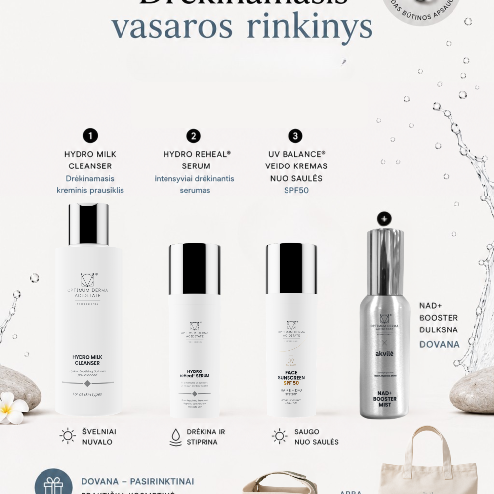 DRĖKINAMASIS VASAROS RINKINYS + PAPLŪDIMIO KREPŠYS